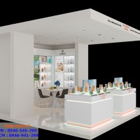 Thiết Kế Gian Hàng Mỹ Phẩm - Chị Giang - TTTM Robins - Quận 1